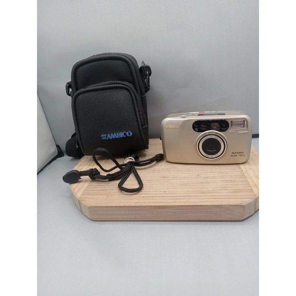 Samsung Maxima 80GL‎ 35mm Point & Shoot Film Camera FEW BLEMISHES Tested Works